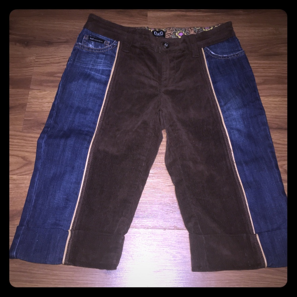 SALE! 🔥  Vintage Dolce & Gabbana Vintage Denim devotees crop jeans